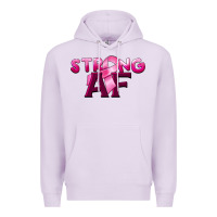 Lilac strong af breast cancer Premium Hoodie - BarkalooDesign
