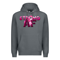 Rock strong af breast cancer Premium Hoodie - BarkalooDesign
