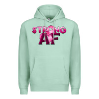 Seafoam strong af breast cancer Premium Hoodie - BarkalooDesign