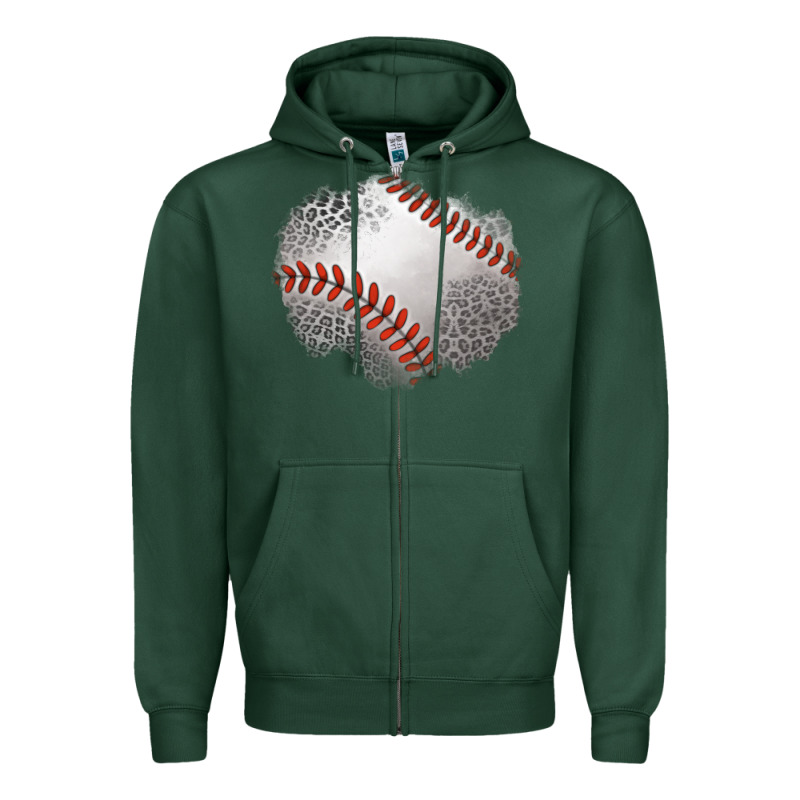 Leopard Baseball Patch Zipper Hoodie by Jasminsmagicworld | Teevron