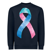 Navy thyroid cancer ribbon fa element Heavyweight Sweatshirt - FaDigitalArtStudio