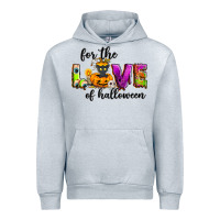 Heather Grey For the love of Halloween Urban Hoodie - NancyCooperArtShop