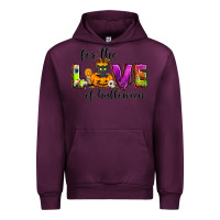 Mauve Wine For the love of Halloween Urban Hoodie - NancyCooperArtShop