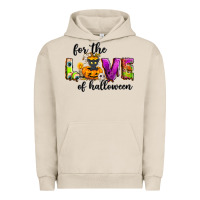Pigment French Oak For the love of Halloween Urban Hoodie - NancyCooperArtShop