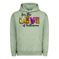 Pigment Oil Green For the love of Halloween Urban Hoodie - NancyCooperArtShop