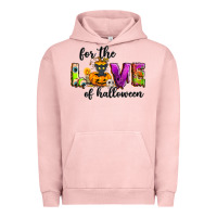 Pigment Salmon For the love of Halloween Urban Hoodie - NancyCooperArtShop