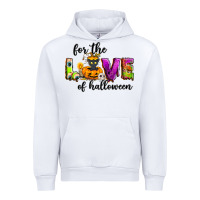 White For the love of Halloween Urban Hoodie - NancyCooperArtShop