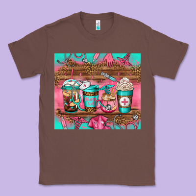 Nurse Fuel Coffee Cups Classic Tee Designed By Jasminsmagicworld