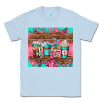 Dusty Blue nurse fuel coffee cups Classic Tee - Jasminsmagicworld