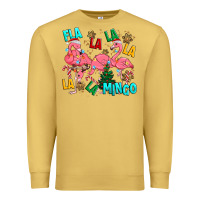 Antique Gold christmas fla la la la la mingo Premium Sweatshirt - MaliasSmallBusiness