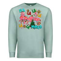 Seafoam christmas fla la la la la mingo Premium Sweatshirt - MaliasSmallBusiness
