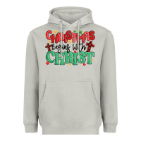 Moon Dust christmas begins with christ Heavyweight Hoodie - MaliasSmallBusiness