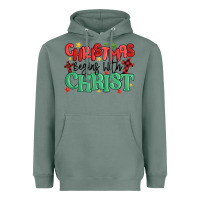 Sage christmas begins with christ Heavyweight Hoodie - MaliasSmallBusiness