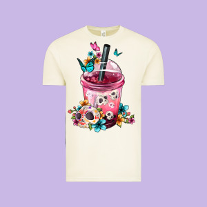 Mexican Day Of The Dead Skulls Coffee Cup Vintage Tee Designed By Fadigitalartstudio
