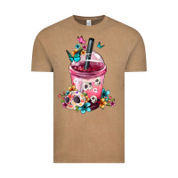 Vintage Coffee mexican day of the dead skulls coffee cup Vintage Tee - FaDigitalArtStudio