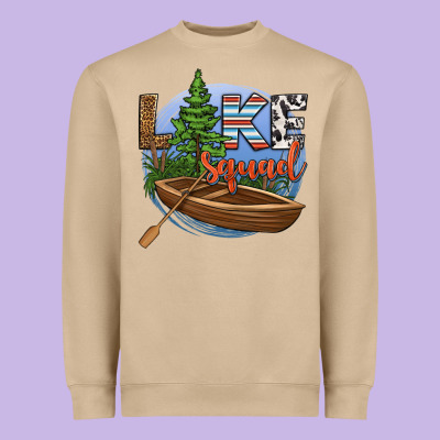 Lake Squad Heavyweight Sweatshirt Designed By Hra Design Shop