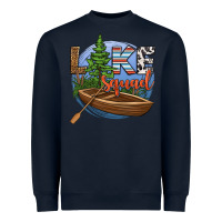 Navy lake squad Heavyweight Sweatshirt - HRA Design Shop