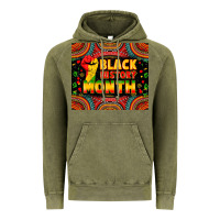 Vintage Olive Black History Month Vintage Hoodie - Zillion Design Studio