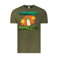 Vintage Olive drinking buddies with baby bottle Vintage Tee - HRA Design Shop