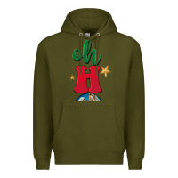 Army Green oh holy night Premium Hoodie - BarkalooDesign