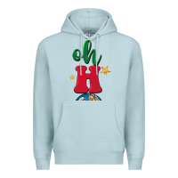 Blue Mist oh holy night Premium Hoodie - BarkalooDesign