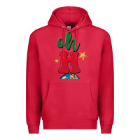 Cardinal oh holy night Premium Hoodie - BarkalooDesign