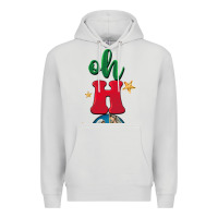 Dove Grey oh holy night Premium Hoodie - BarkalooDesign