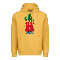 Mustard oh holy night Premium Hoodie - BarkalooDesign
