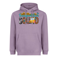 Lavender transportation squad Heavyweight Hoodie - NancyCooperArtShop
