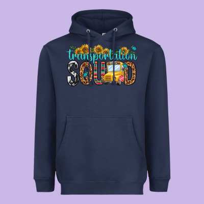 Transportation Squad Heavyweight Hoodie Designed By Nancycooperartshop