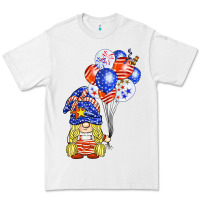 White patriotic gnome balloon Premium Tee - BarkalooDesign
