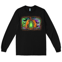 Black halloween gemstone background Long Sleeve Tee - JahusDesignShop