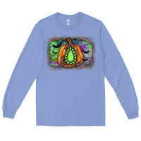 Colony Blue halloween gemstone background Long Sleeve Tee - JahusDesignShop
