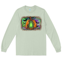 Matcha halloween gemstone background Long Sleeve Tee - JahusDesignShop