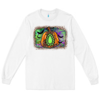 White halloween gemstone background Long Sleeve Tee - JahusDesignShop