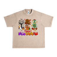 French Oak happy hallothanksmas trees Urban Heavy Tee - AdoDesignShop
