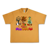 Peanut Butter happy hallothanksmas trees Urban Heavy Tee - AdoDesignShop