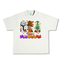Pistachio happy hallothanksmas trees Urban Heavy Tee - AdoDesignShop