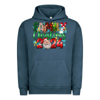 Pigment Midnight Navy family christmas 2024 Urban Hoodie - texasbilliewilder