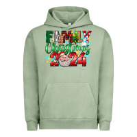 Pigment Oil Green family christmas 2024 Urban Hoodie - texasbilliewilder