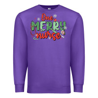 Purple one merry nurse Premium Sweatshirt - MaliasSmallBusiness