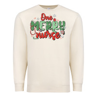 Sandshell one merry nurse Premium Sweatshirt - MaliasSmallBusiness