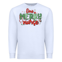 White one merry nurse Premium Sweatshirt - MaliasSmallBusiness