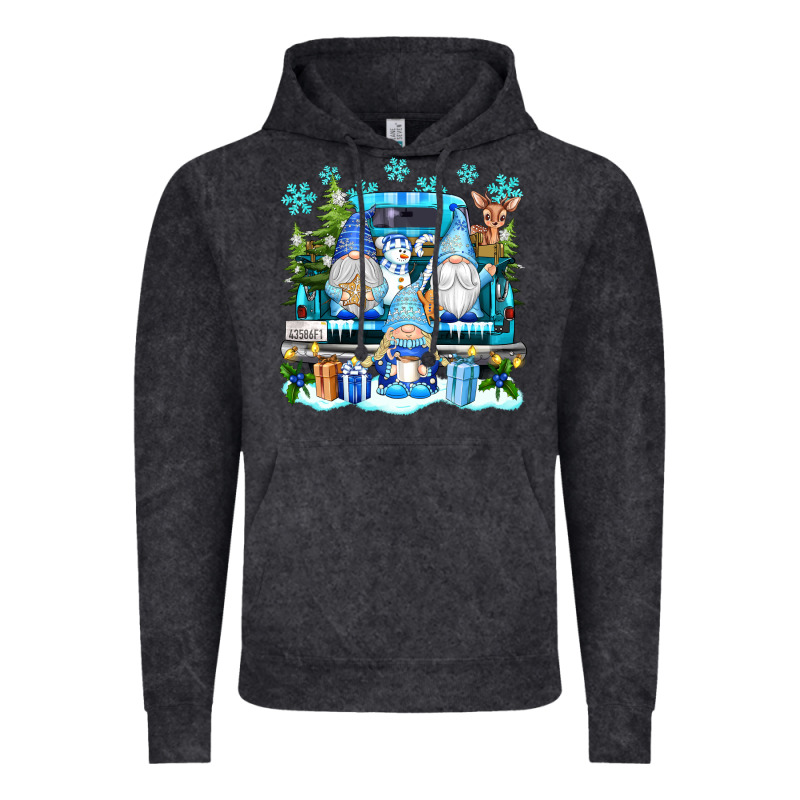 Snowman Gnome Truck Vintage Hoodie by texasbilliewilder | Teevron