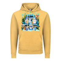 Vintage Mustard snowman gnome truck Vintage Hoodie - texasbilliewilder