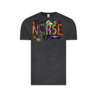 Vintage Black nurse halloween Vintage Tee - RacoonDesign