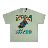 Oil Green western rodeo bullfighter Urban Heavy Tee - BarkalooDesign