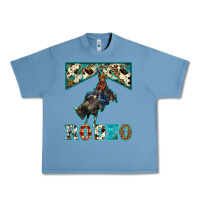 Pebble Blue western rodeo bullfighter Urban Heavy Tee - BarkalooDesign
