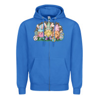 True Royal Easter Day gnomes Zipper Hoodie - NancyCooperArtShop