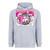 Heather Grey doing my best and letting god Heavyweight Hoodie - MaliasSmallBusiness